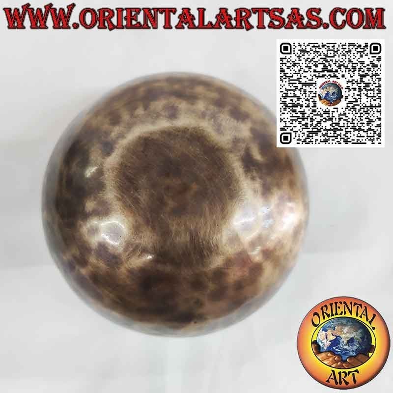 Campana tibetana con batacchio fatta a mano, 14 cm Ø, 560 g, "MI", 360 Hz