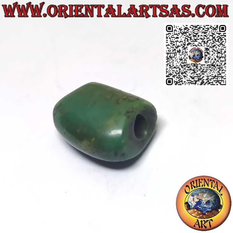 Ciondolo in turchese tibetano naturale antico traforato