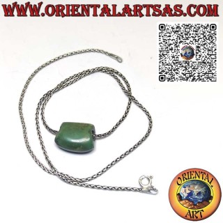 Colgante antiguo calado de turquesa tibetana natural