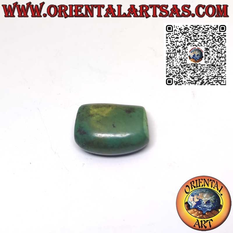 Ciondolo in turchese tibetano naturale antico traforato