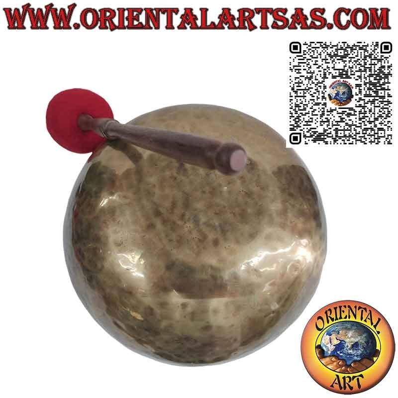 Cuenco tibetano hecho a mano "Nadayaga" con badajo, 30 cm Ø, 2830 g, "King", 290 Hz