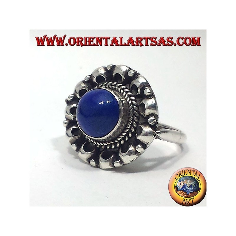 anillo de plata con lapislázuli lapislázuli de ronda