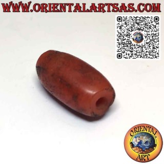 Ciondolo Tibetano Antico in Corniola Naturale Traforata | Oriental Art