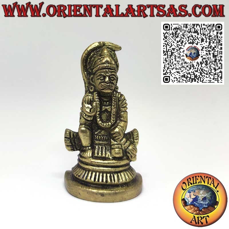 Escultura de latón de Hanuman, símbolo de fuerza y ​​protección. a partir de 6 cm.