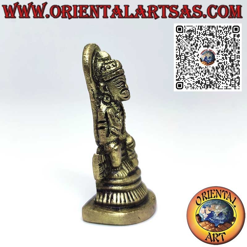 Escultura de latón de Hanuman, símbolo de fuerza y ​​protección. a partir de 6 cm.