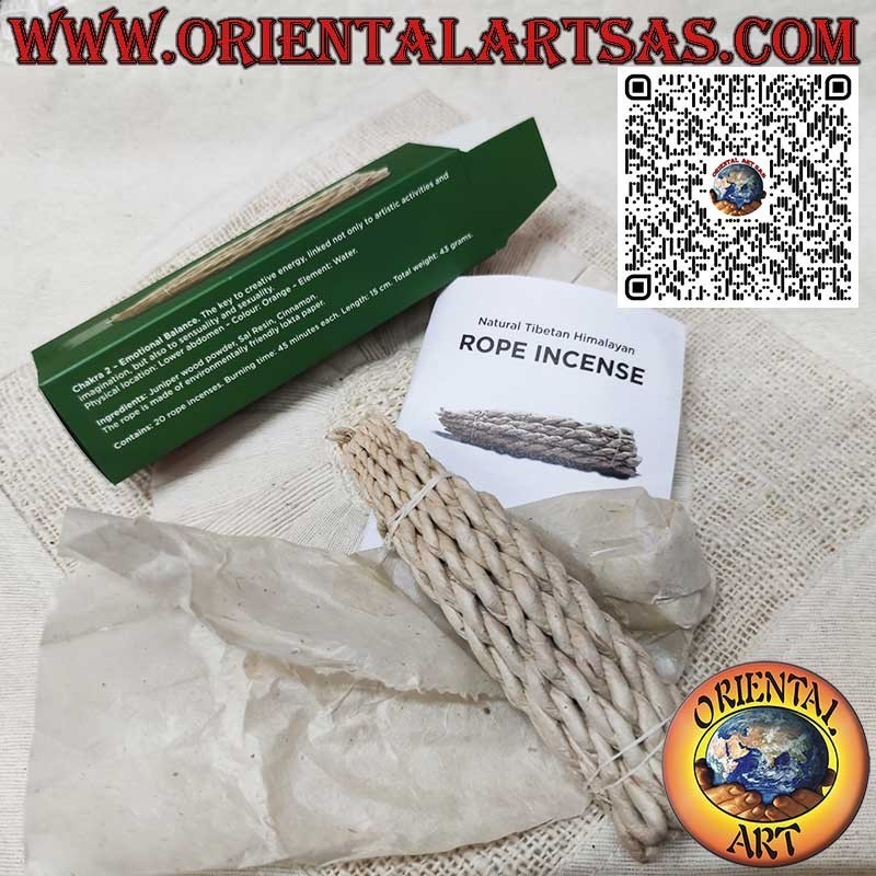 Incenso Naturale Tibetano in corda : Aromi dell'Himalaya in Casa Tua"