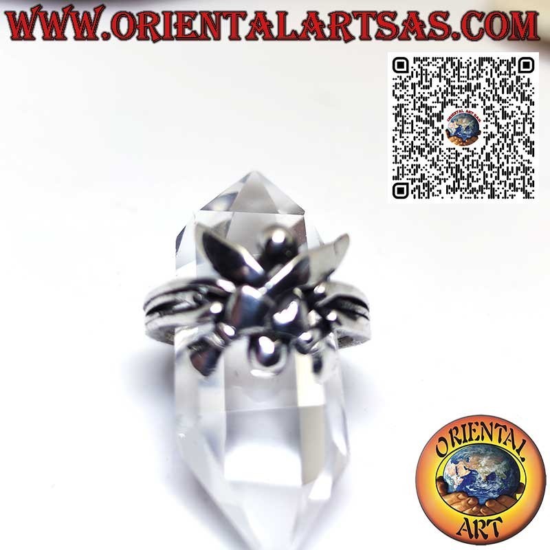 Bague de la foi turque puzzle argent à quatre anneaux