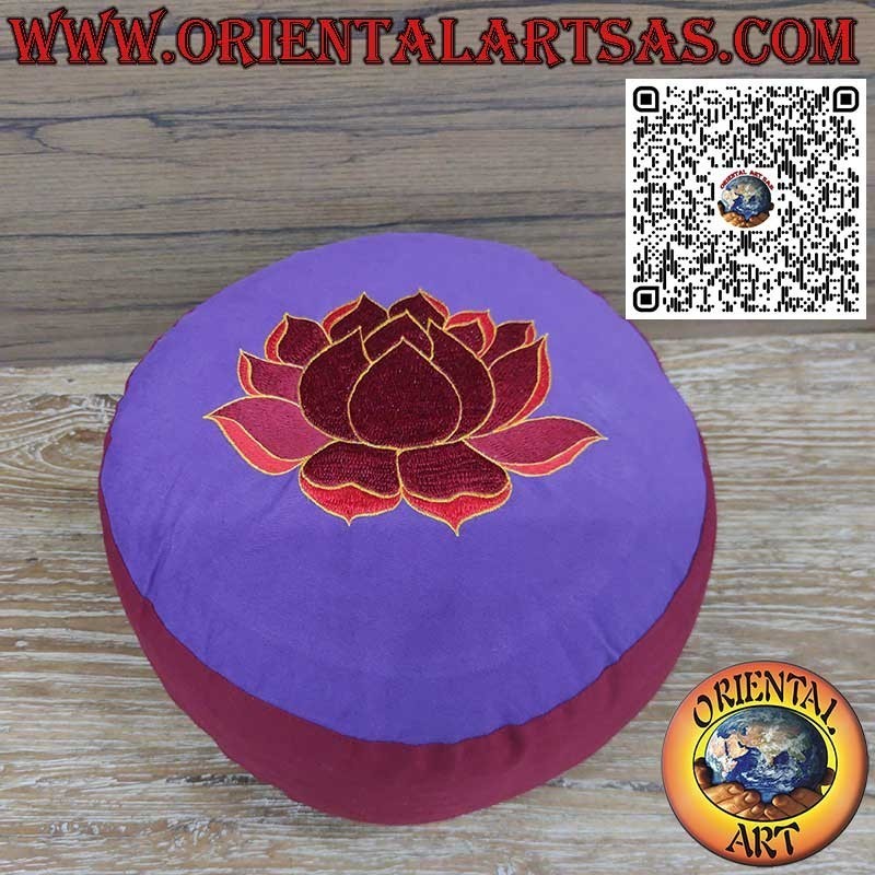 Coussin de méditation en cosses de sarrasin – 100 % naturel