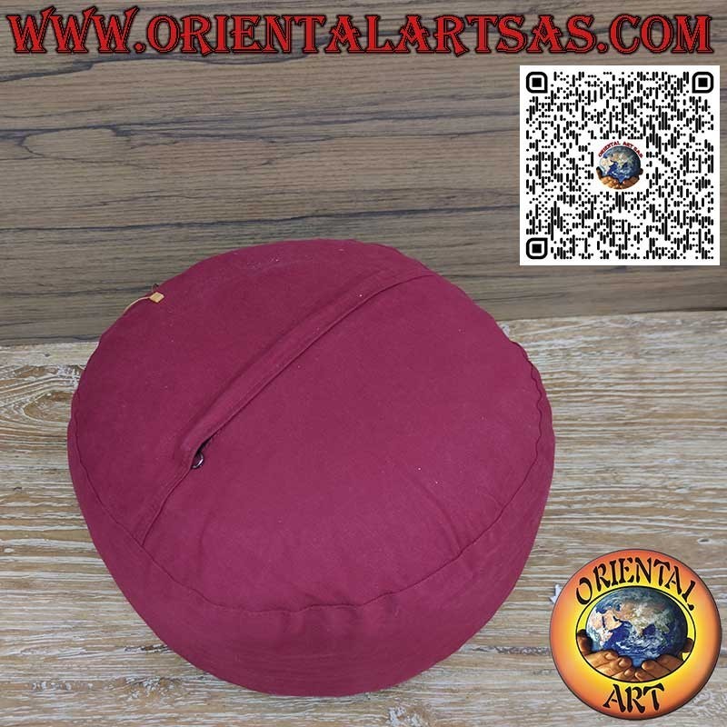 Meditationskissen Buchweizenschalen Nepal | Zafu Lotus Stickerei