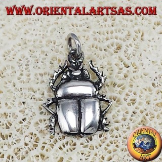 coléoptère pendentif en argent