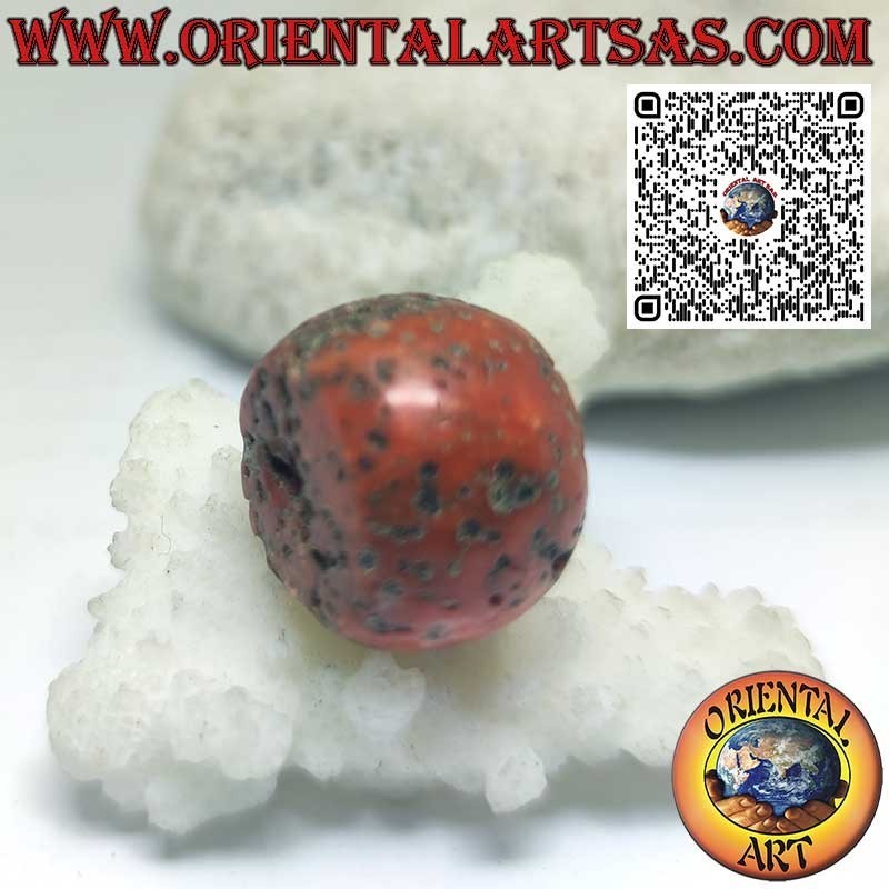 Tibetischer Antiker Natur-Korallenzylinder Fossil | Oriental Art