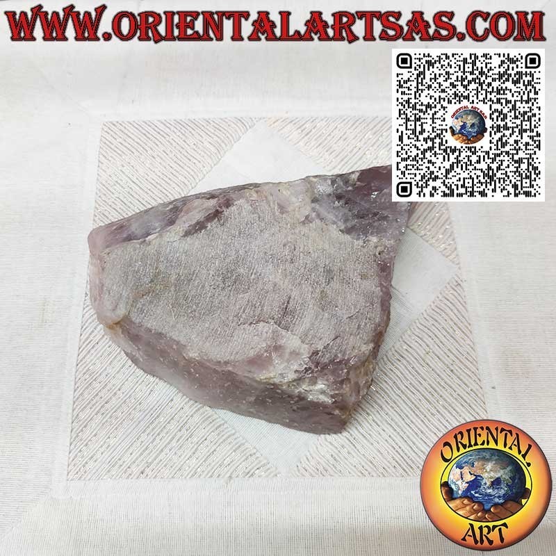 Natural Rose Quartz block hollowed out like a pocket-emptying bowl, 2900 gr.