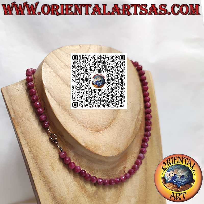 Edler Rubinwurzel Choker – Vergoldetes Silber | Oriental Art
