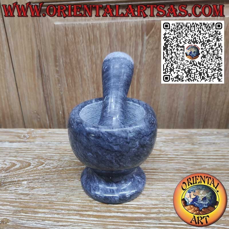 11 cm black marble mortar with 13 cm pestle included