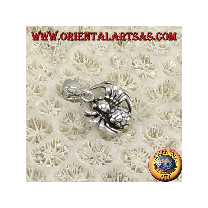 Pendentif argent, tarentule