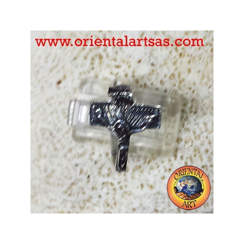 silver crucifix ring