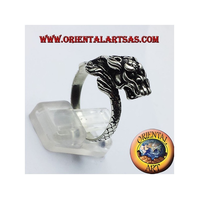 Ring Dragon Nepalese Silver