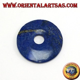 Lapis-lazuli pendentif de donut 40 mm. Ø