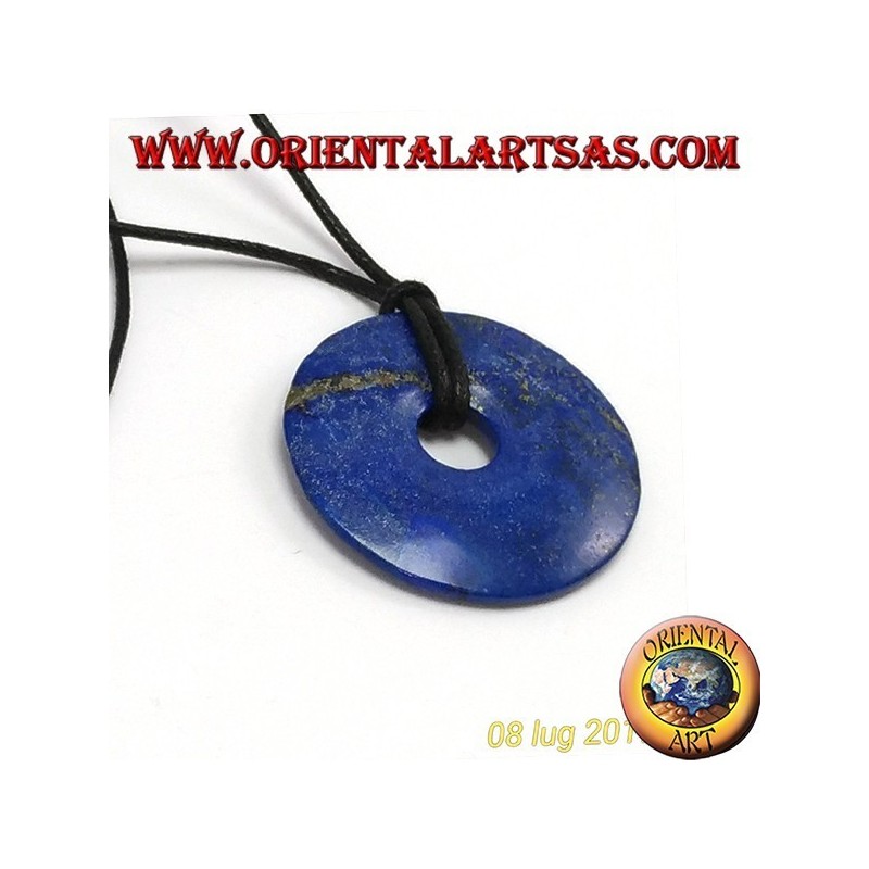 Lapislazuli Anhänger Donut 40 mm. Ø