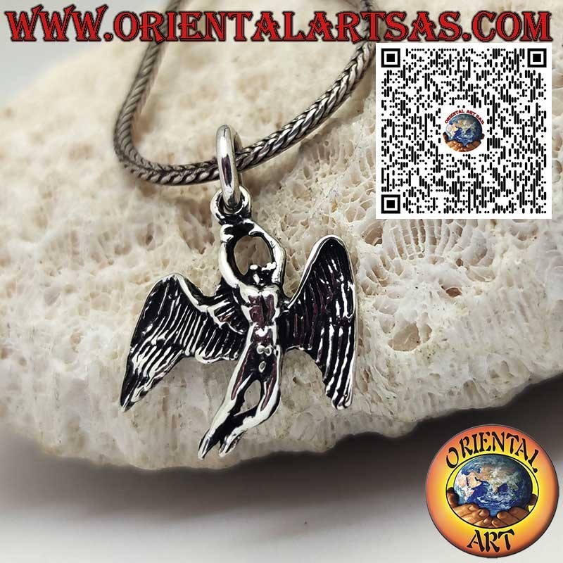 Pendentif Icare Ange Argent 925 - Symbole Rock Led Zeppelin