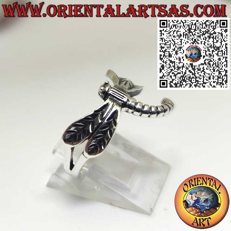 Sterling Silver Dragonfly Ring – Symbol of Freedom, Transformation & Lightness