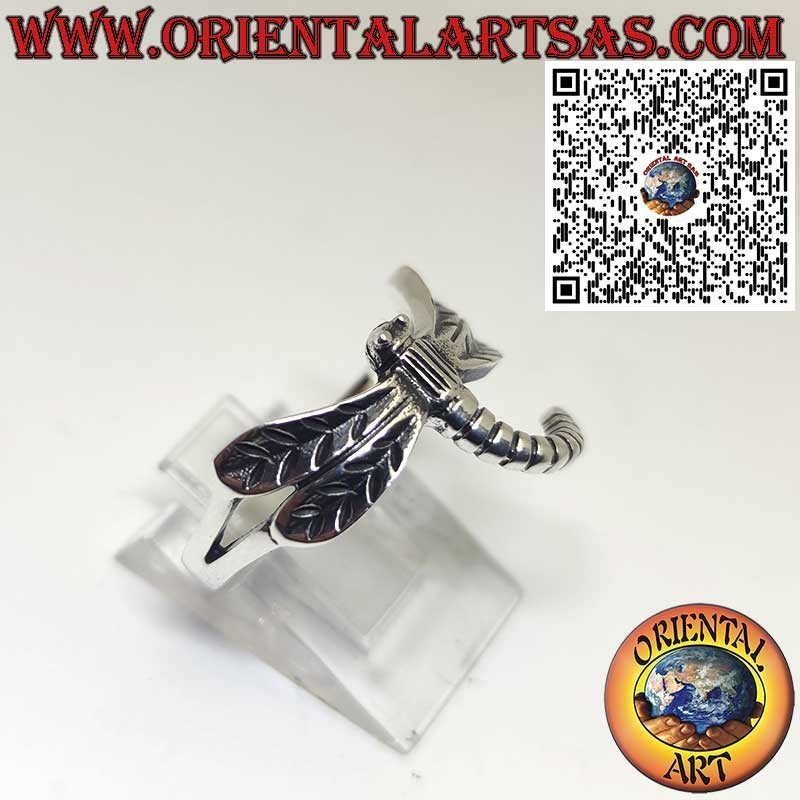 Sterling Silver Dragonfly Ring – Symbol of Freedom, Transformation & Lightness