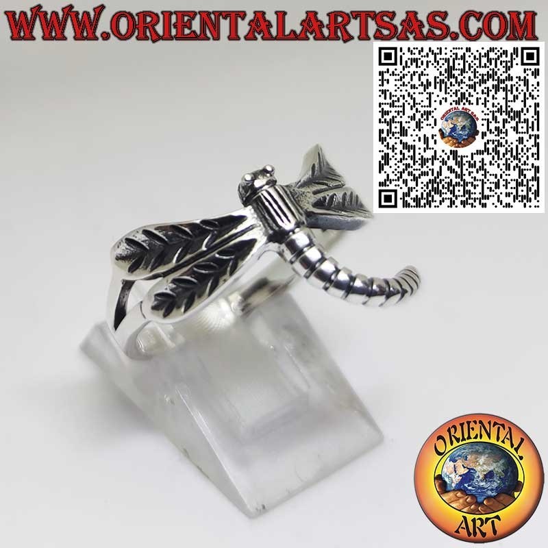 Sterling Silver Dragonfly Ring – Symbol of Freedom, Transformation & Lightness