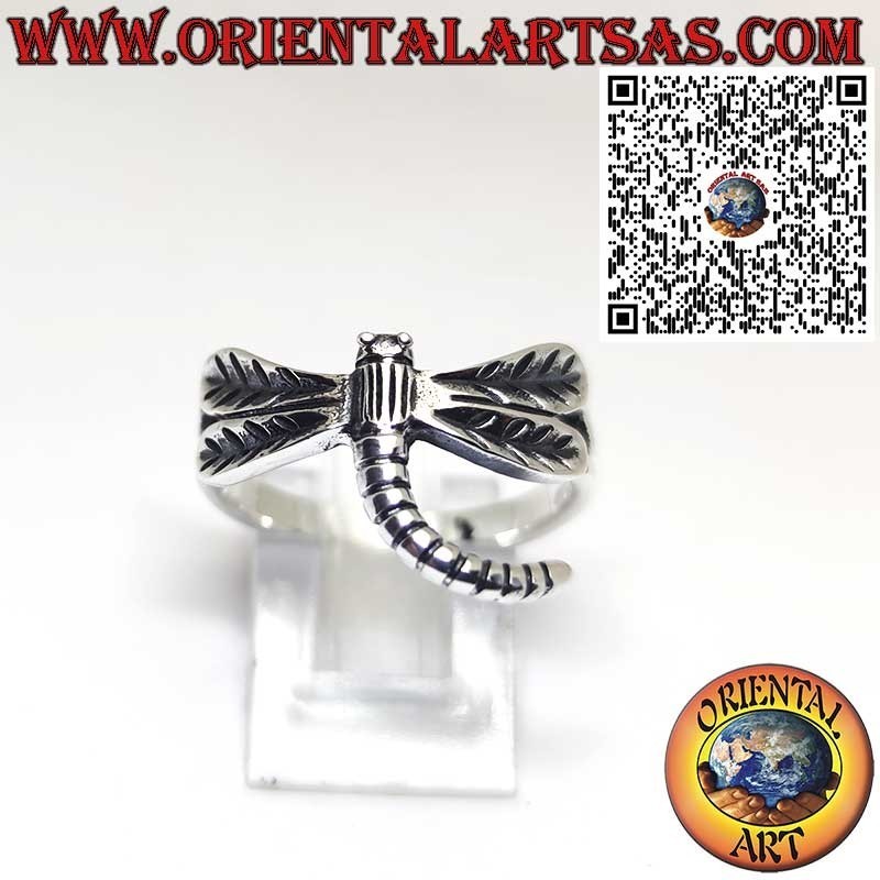 Sterling Silver Dragonfly Ring – Symbol of Freedom, Transformation & Lightness