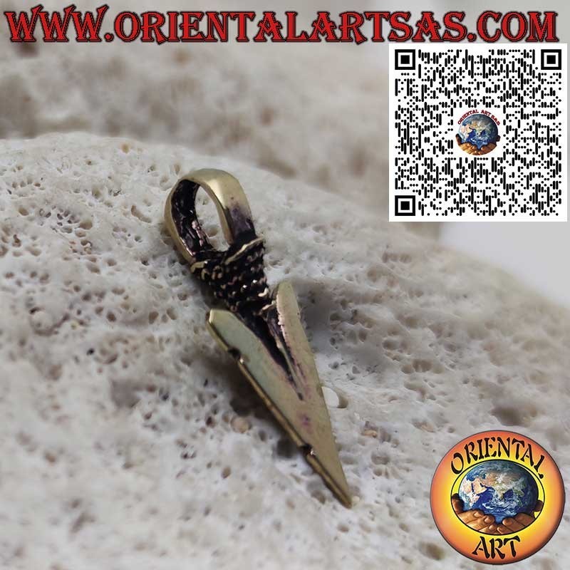 Colgante de Bronce – Punta de Flecha Nativa Americana