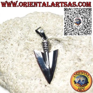 Native American Sterling Silver Arrowhead Pendant - Symbol of Strength, Courage and Protection
