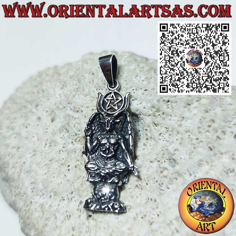 Colgante Baphomet – Símbolo de Equilibrio y Misterio en Plata 925