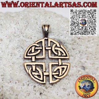 Bronzeanhänger – Dara-Knoten, keltisches Symbol für Stärke und Weisheit