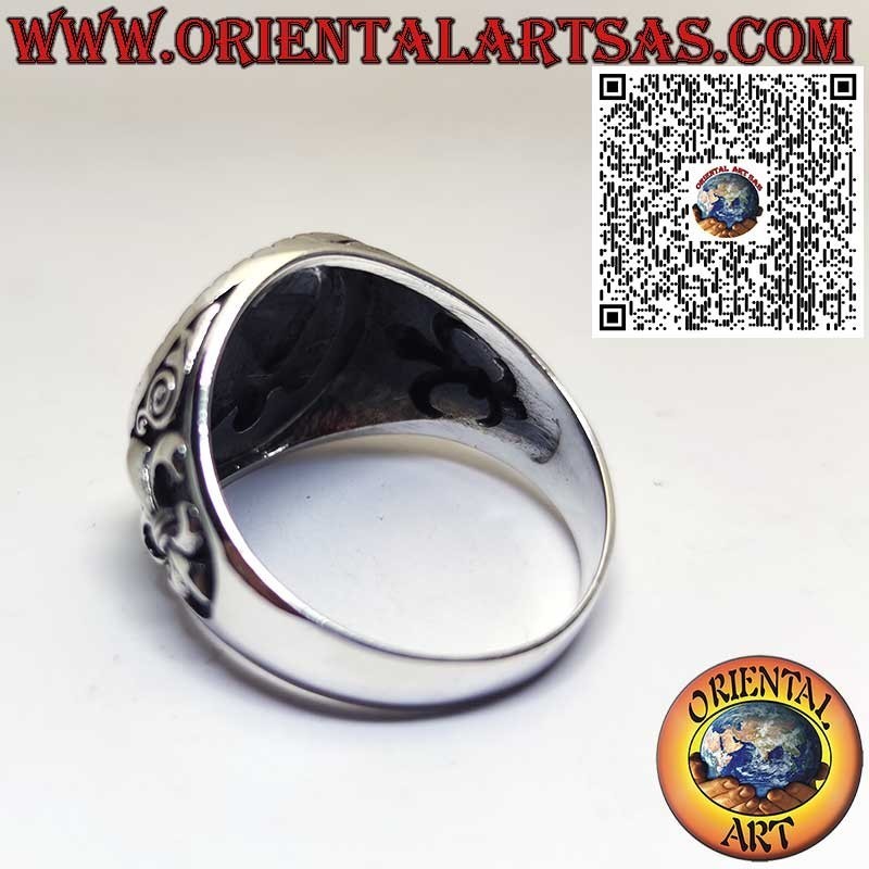 Bague Saint Gabriel en argent 925 – Archange Messager de Dieu, Saint Patron et Amulette de protection