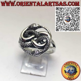 Bague en Argent avec Talisman Auryn – Inspirée de L’Histoire Sans Fin