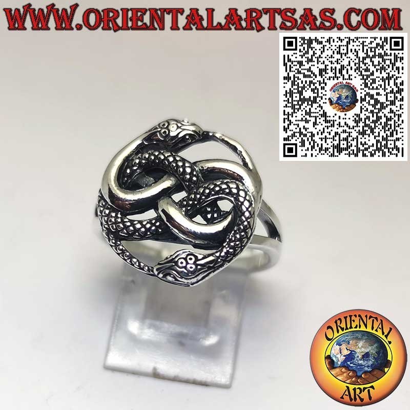 Silver Ring with Auryn Talisman – Inspired by The NeverEnding Story