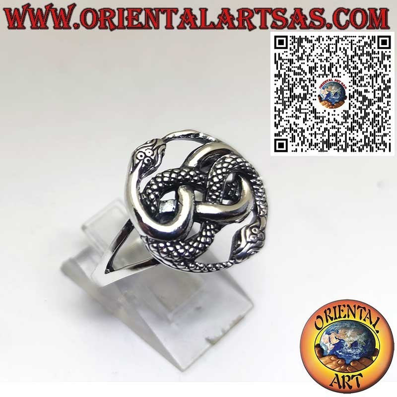 Silberring mit Auryn-Talisman – Inspiriert von Die Unendliche Geschichte