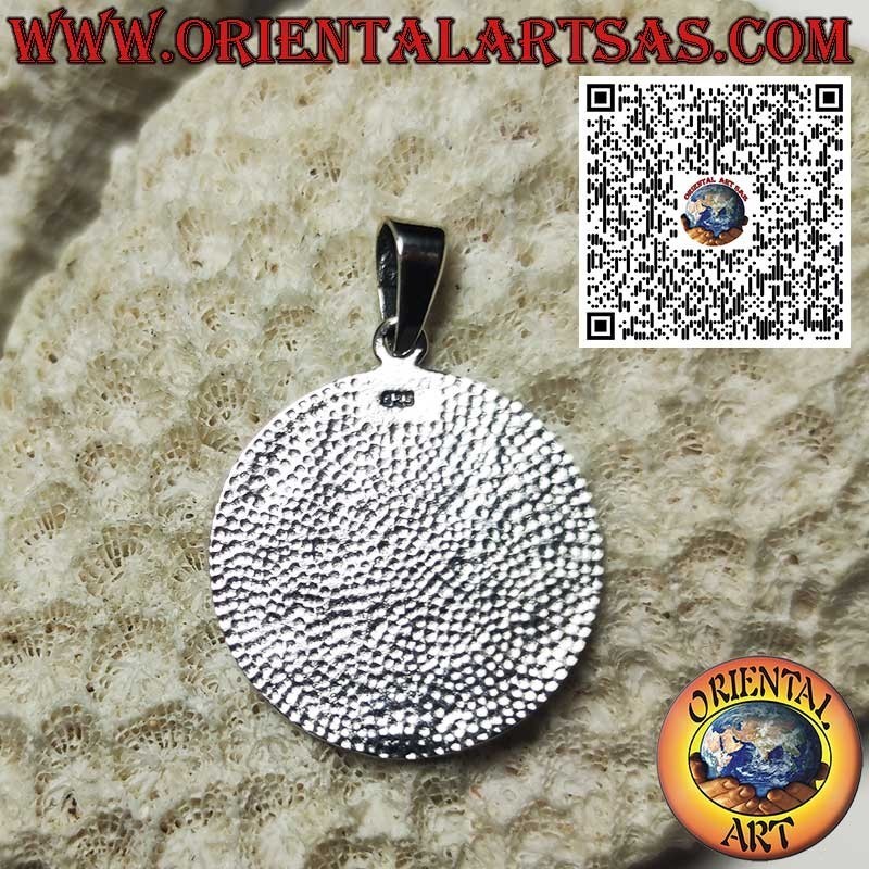 Ciondolo in Argento 925 con Sigillo di Satana e Lilith – Gioiello Esoterico Artigianale