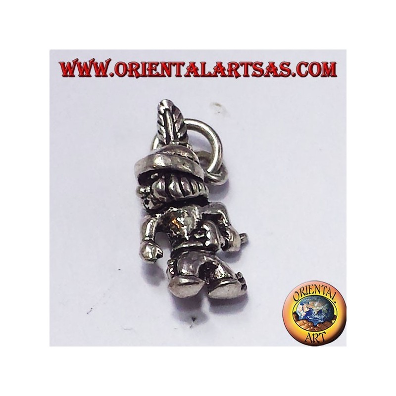 Pendentif argent, Little Indian Hiawatha