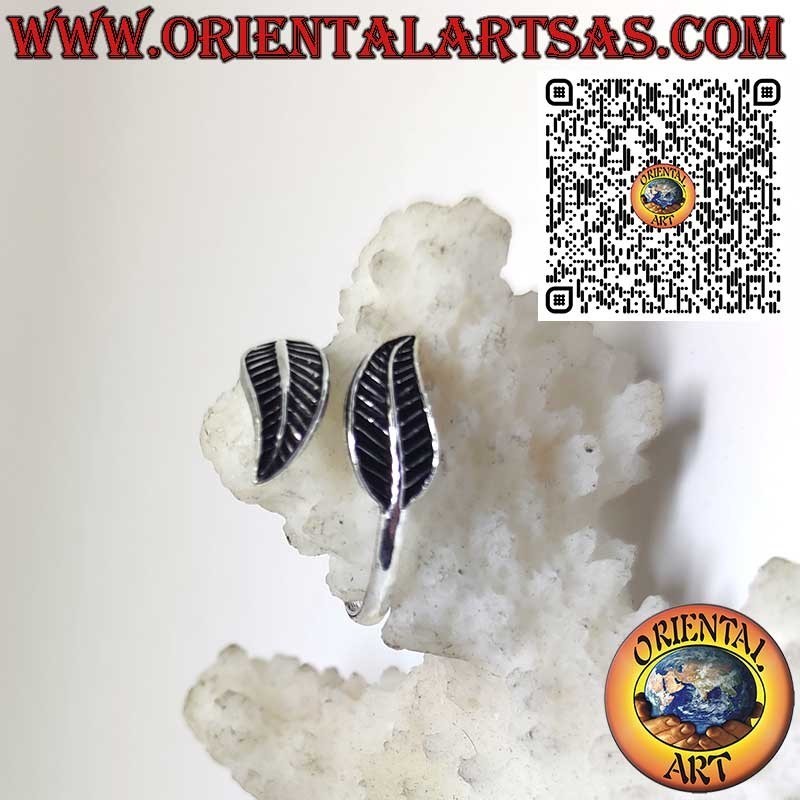 Sterling Silver Adjustable Double Feather Ring – Toe or Knuckle