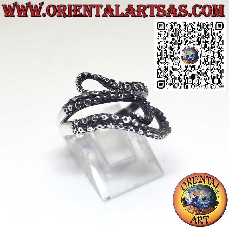 Anillo de plata, los tres tentáculos del pulpo envolvente o pulpo