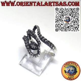 Anillo de plata, los tres tentáculos del pulpo envolvente o pulpo
