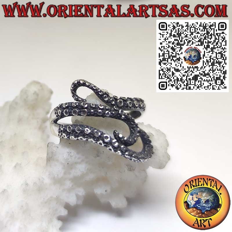 Anillo de plata, los tres tentáculos del pulpo envolvente o pulpo