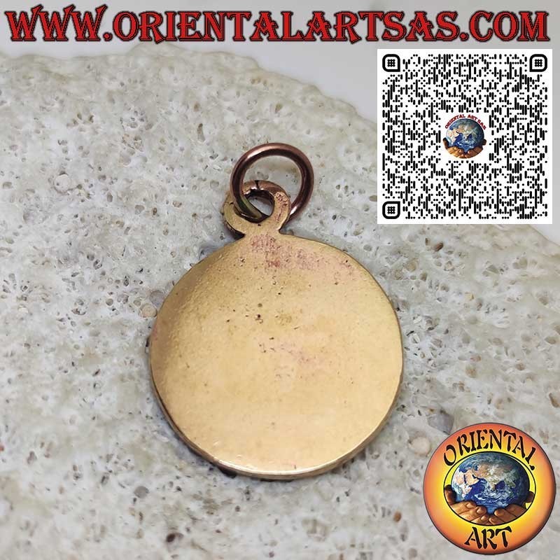 Bronzeanhänger – Unikursales Hexagramm, Thelema-Symbol, esoterisches Amulett