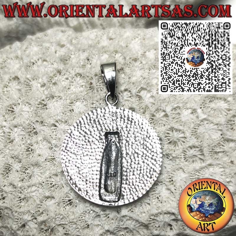 Sterling Silver 925 Pendant – Hecate Goddess of the Moon, Wiccan Jewelry, Esoteric Amulet
