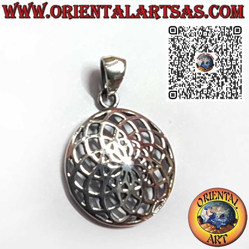 Pendentif en Argent 925 – Fleur de Vie : harmonie et énergie positive au quotidien.