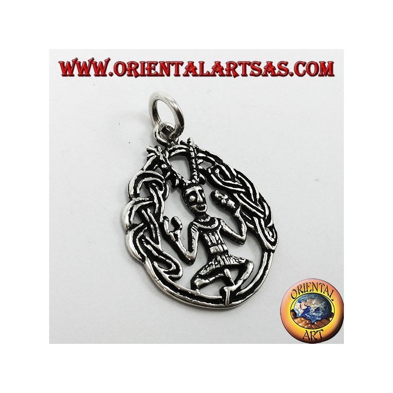 Silber Anhänger Cernunnos