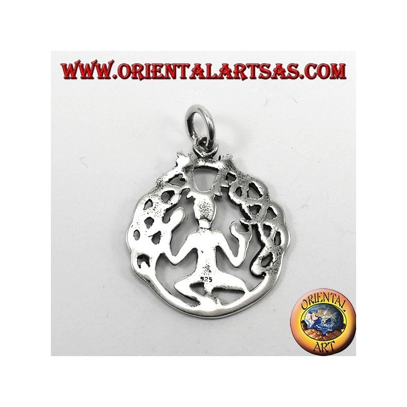 Ciondolo Cernunnos Dio Celtico Cornuto Argento 925 | Oriental Art