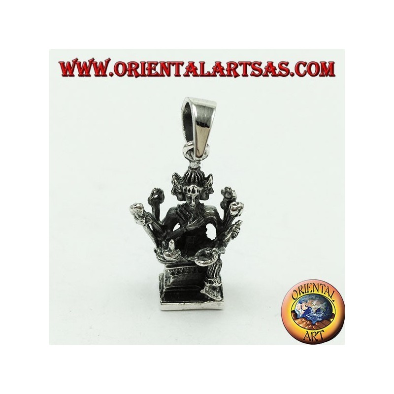 Pendentif en argent, Brahmā