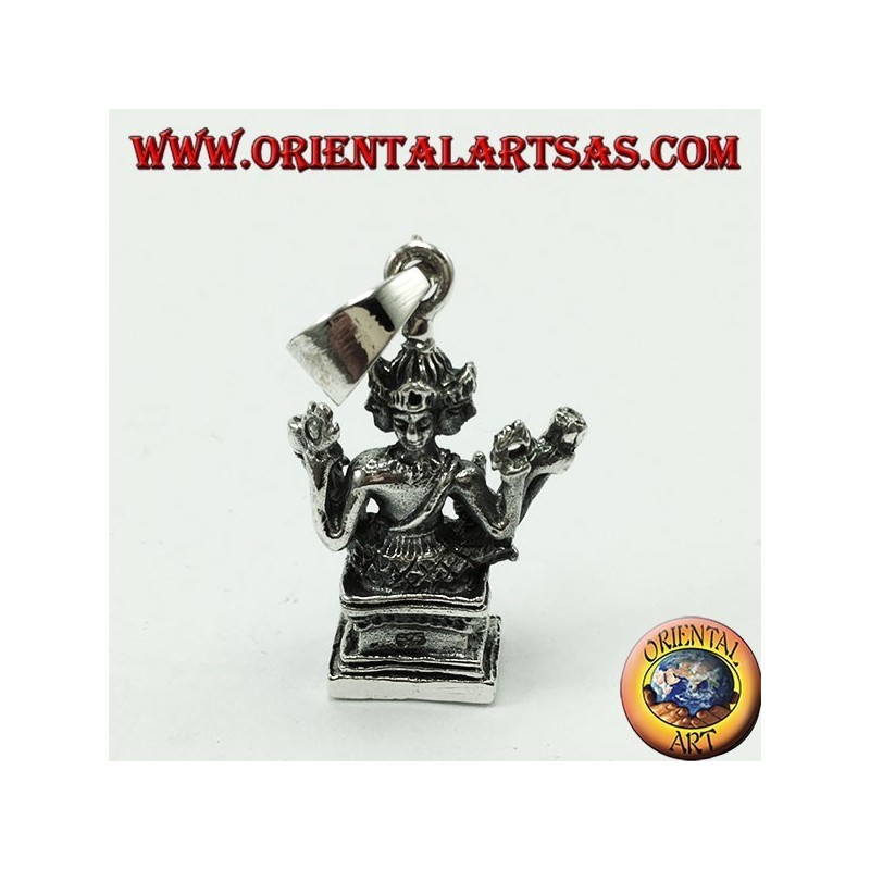 Pendentif en argent, Brahmā