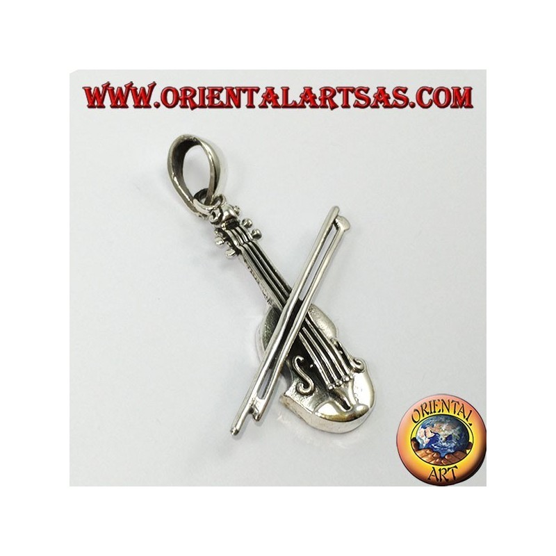 Silver Pendant, Violin